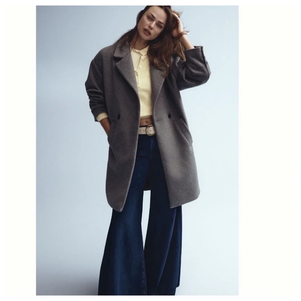 NWT Anthropologie Maeve Relaxed Cocoon Coat - Picture 7 of 15